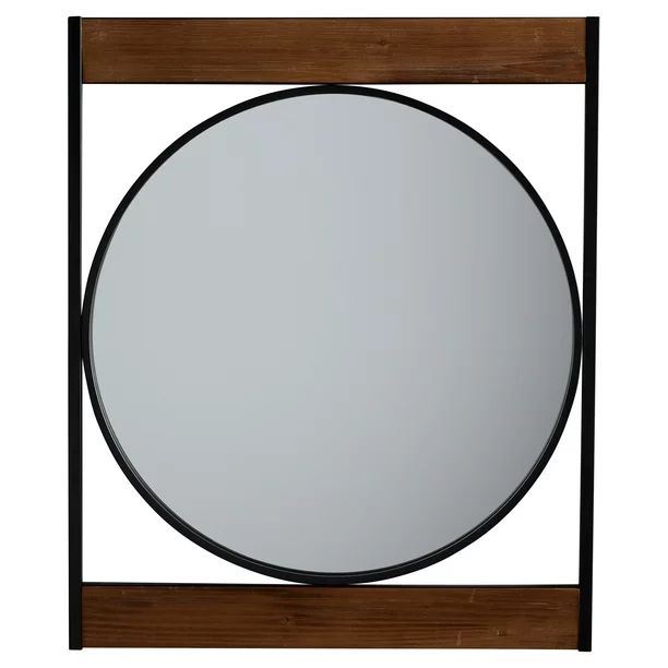 MoDRN Industrial Metal Wall Mirror | Walmart (US)