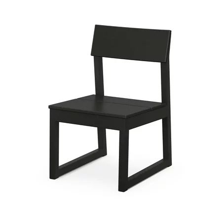 POLYWOOD EDGE Dining Side Chair in Black | Walmart (US)