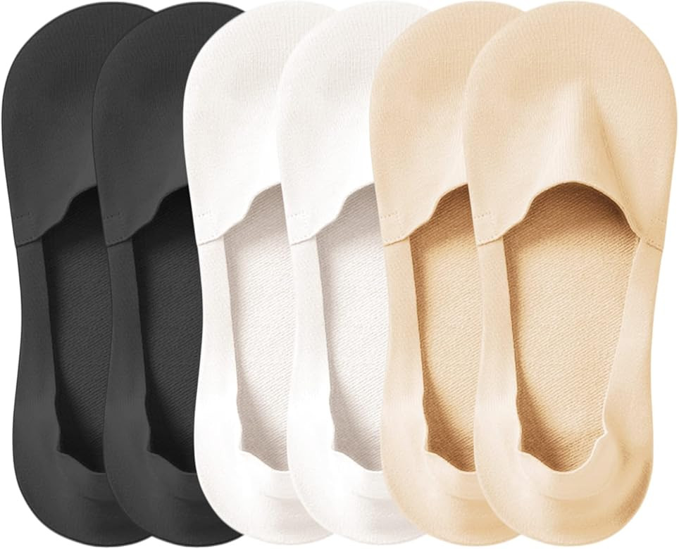 Lomitract Thin No Show Socks (Women 5-12), Made of Ice Silk Surface on the Surface & Cotton on th... | Amazon (US)