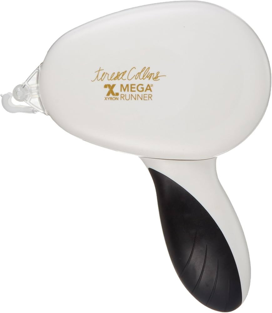 Xyron Teresa Collins Mega Runner, .5" x 100', Permanent Adhesive Dispenser, Tape Runner, Perfect for Scrapbooking & DIY Craft Supplies, Home School Projects & Home Office (100049) | Amazon (US)