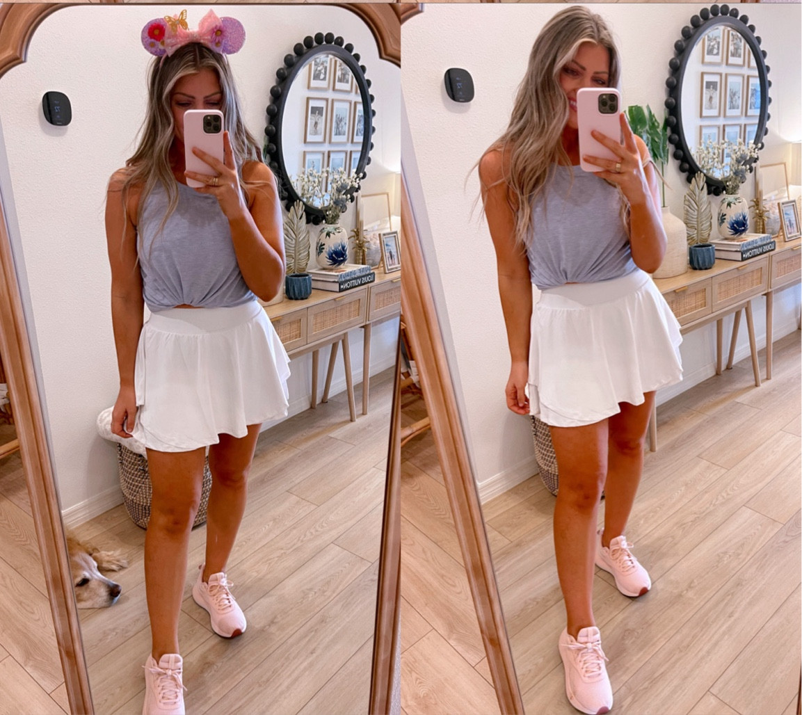 Disney outfits part 2! For spring break and summer. I’m wearing my true small in everything except the red flowy shorts with the ruffle — I sized up one in the shorts!! ‼️🚨the pink tank and white tank are the exact same  - one of my faves. Super lightweight for workouts and Disney and cute side knots!

Spring break
Florida style
Mom OOTD
Disney outfit
Travel outfit
Activewear
Athleisure 
Spring outfits 
Comfy outfits 


Follow my shop @WhatLizisLoving on the @shop.LTK app to shop this post and get my exclusive app-only content!

#liketkit 
@shop.ltk
https://liketk.it/4wOEq

Follow my shop @WhatLizisLoving on the @shop.LTK app to shop this post and get my exclusive app-only content!

#liketkit #LTKVideo #LTKSeasonal #LTKstyletip
@shop.ltk
https://liketk.it/4wOL7