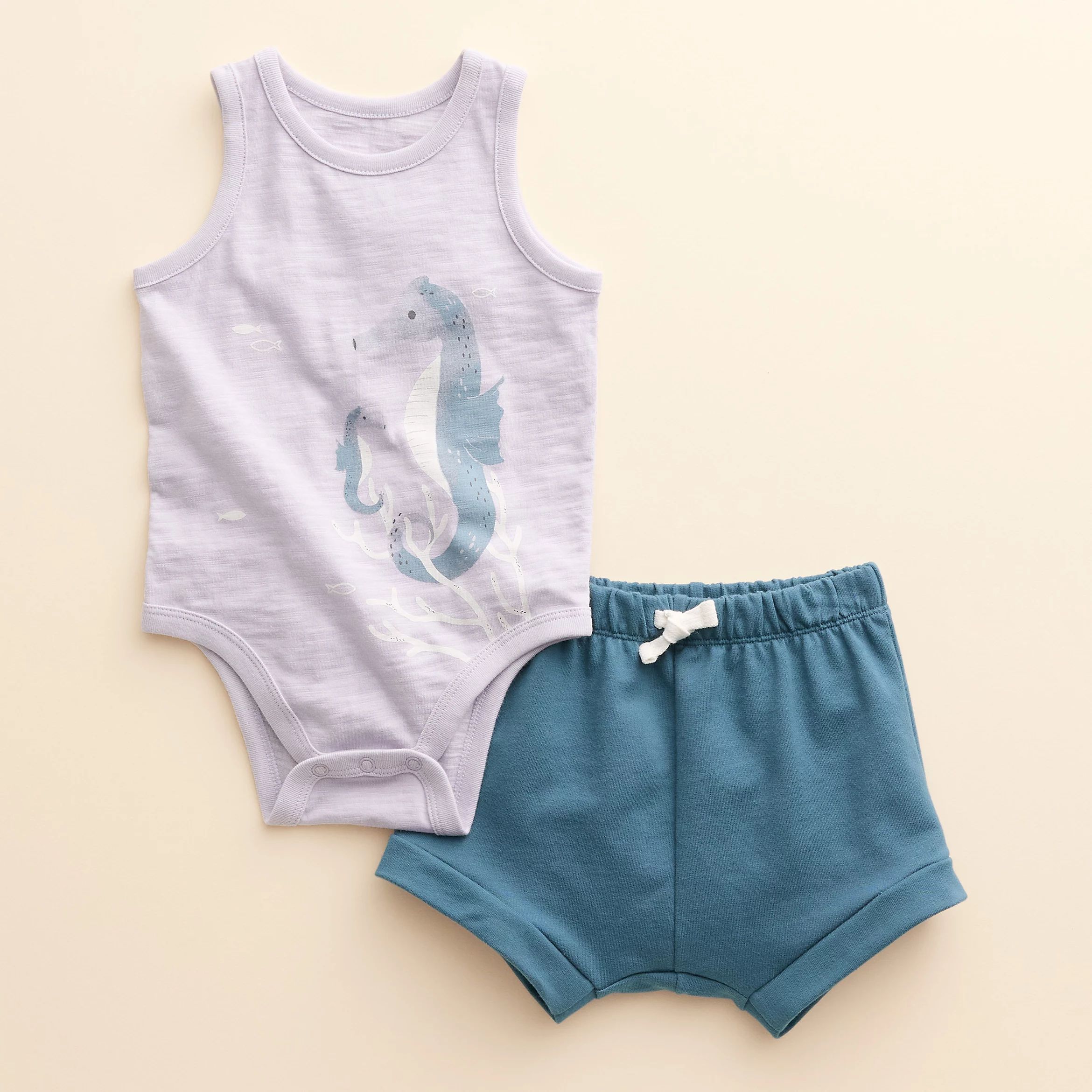 Baby Little Co. by Lauren Conrad Organic Tank Bodysuit & Bubble Short Set | Kohl's