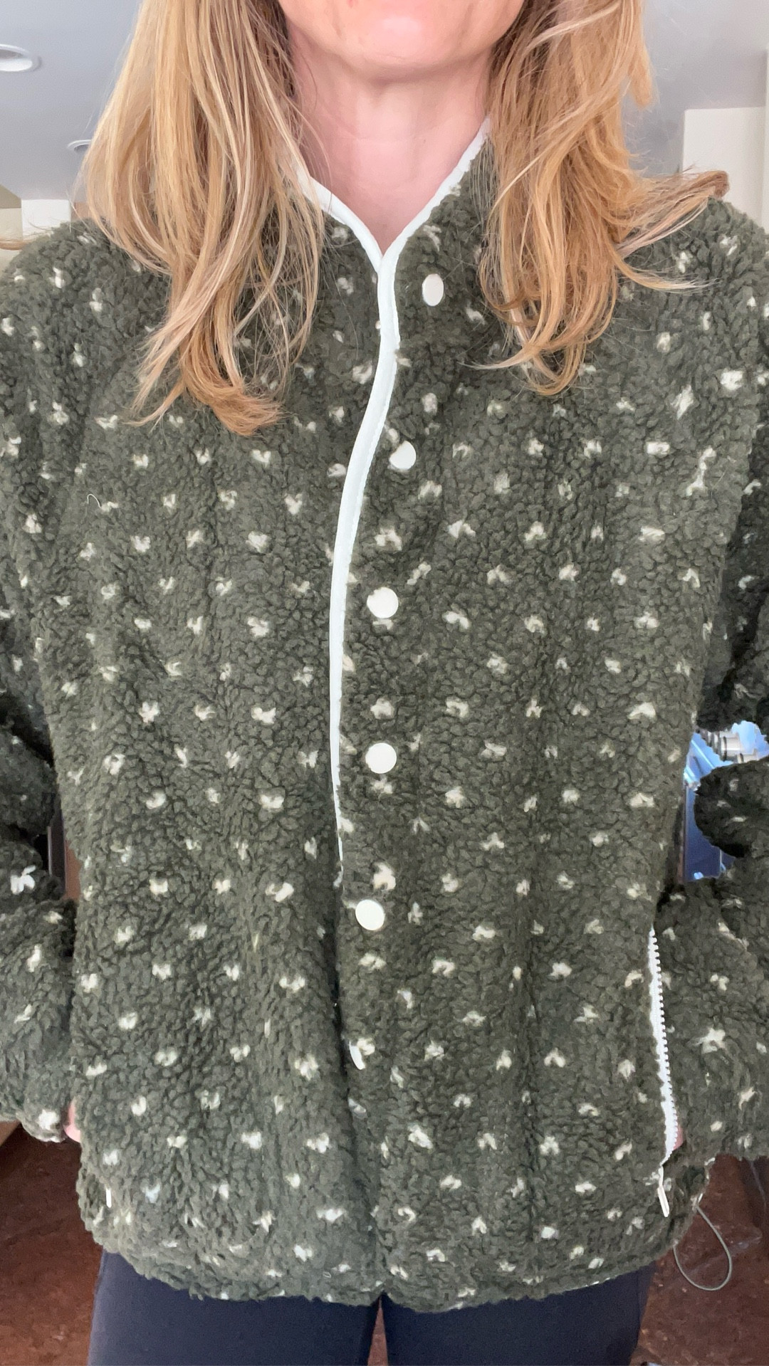 Fun Amazon fleece for winter. Comes in many different patterns.

Runs tts. Laura in a small here and there is still room. 

#LTKSeasonal #LTKHoliday #LTKGiftGuide