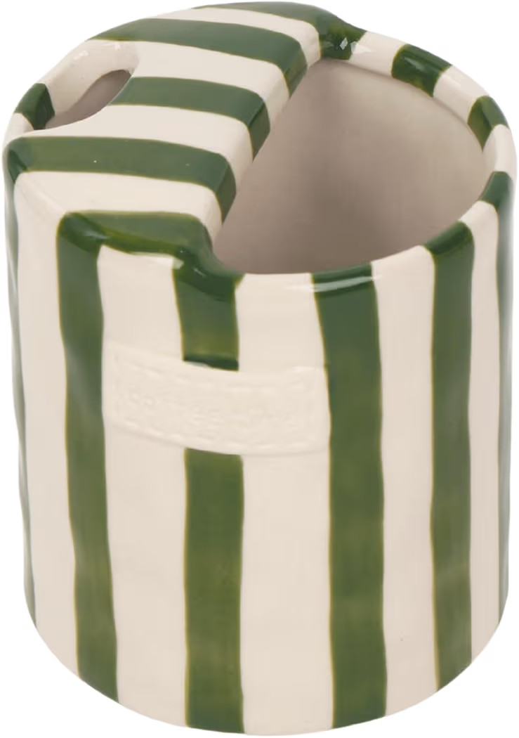 Coffee Mug Espresso Cup 10oz Ceramic Coffee Mugs Porcelain Coffee Cup Hand-Painted Striped Art Mu... | Amazon (US)