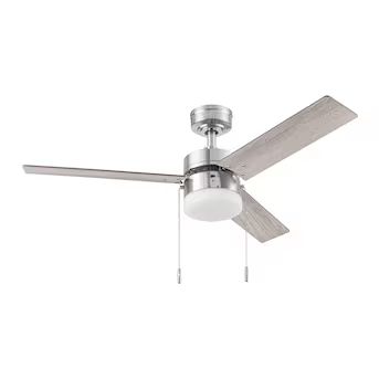 Harbor Breeze Vue 44-in Brushed Nickel LED Indoor Ceiling Fan with Light (3-Blade) | Lowe's
