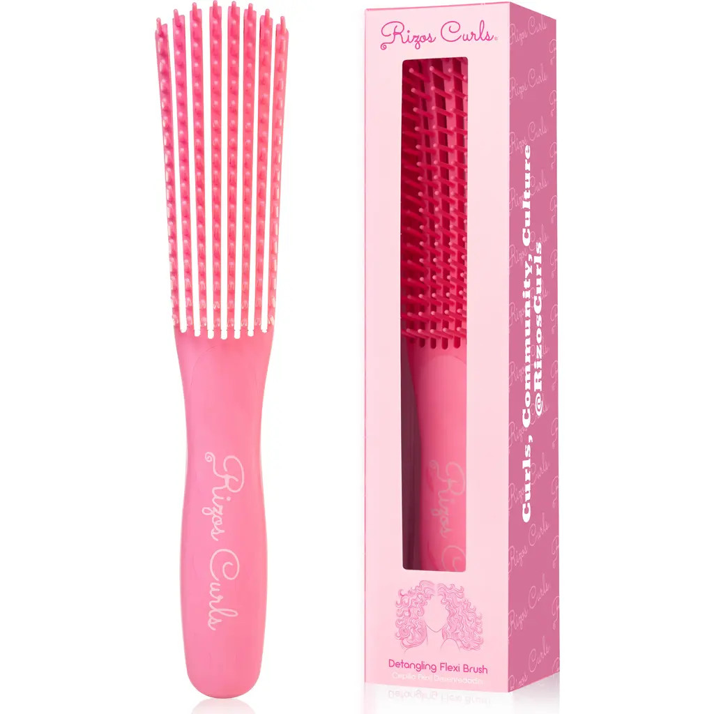 RIZOS CURLS Detangling Flexi Brush in Pink at Nordstrom | Nordstrom