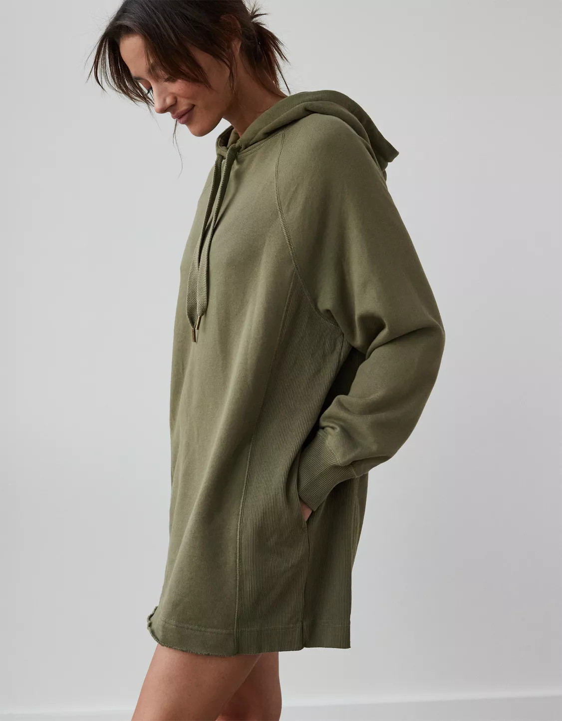 AE Fleece Hoodie Dress | American Eagle Outfitters (US & CA)