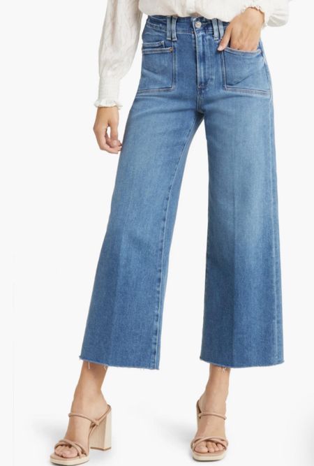 Jeans
Denim
Wide leg jeans 
#LTKShoeCrush