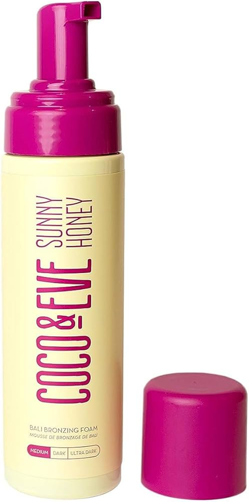 Coco & Eve Sunny Honey Bali Bronzing Self Tanner Mousse - (Dark) All Natural Sunless Tanning Mous... | Amazon (US)
