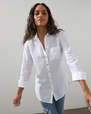 White Linen Tunic | Chico's