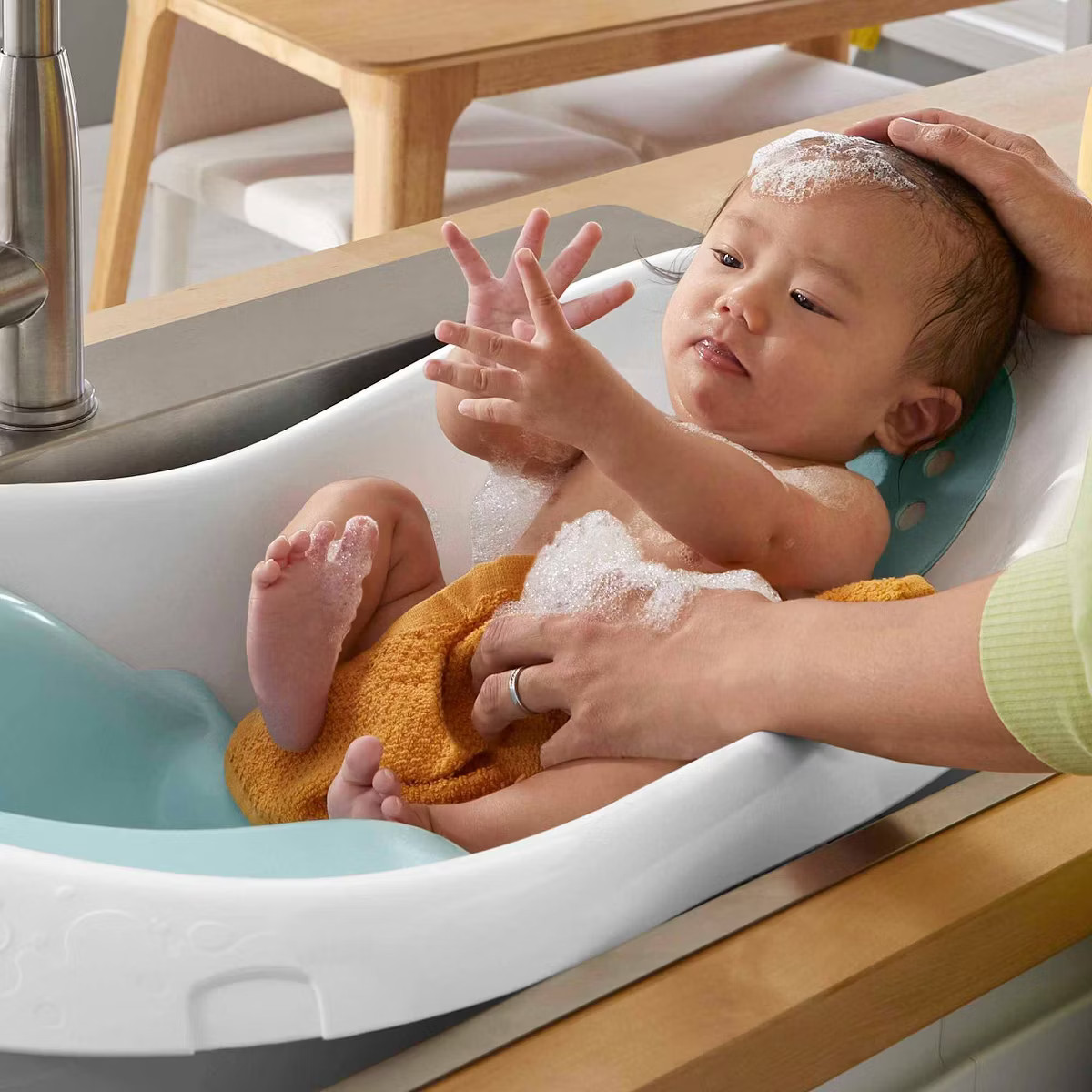 Fisher-Price 4-in-1 Sling 'n Seat Tub - White/Blue | Target