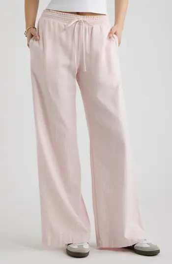 Linen Blend Beach Pants | Nordstrom