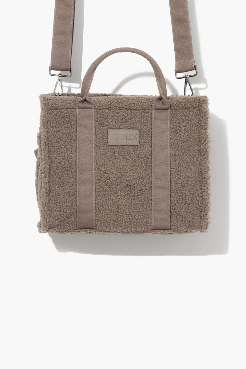 Small Sherpa Sloane Tote - Warm Ash | POPFLEX