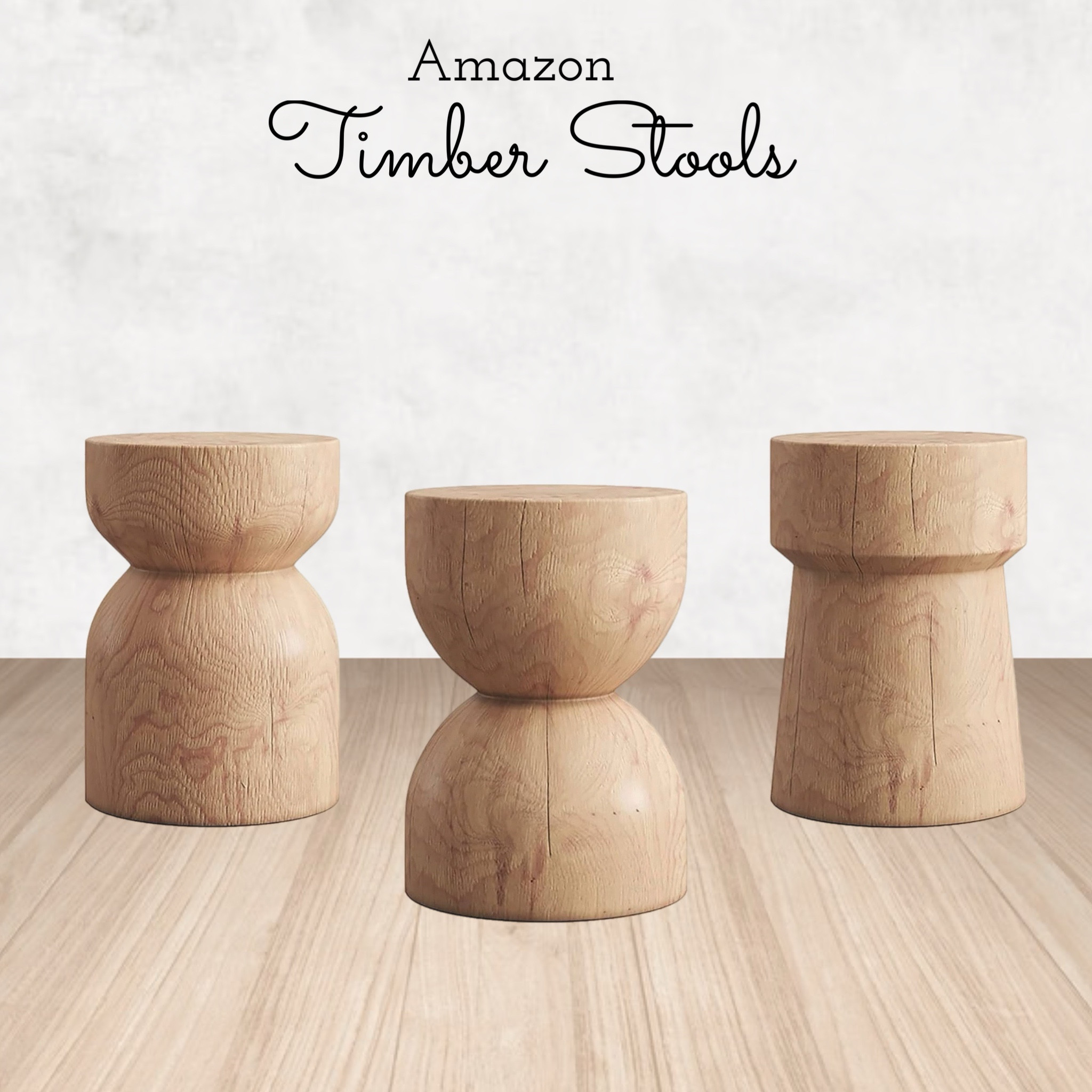 Amazon Timber Stools 🤩 Living Decor

#LTKhome