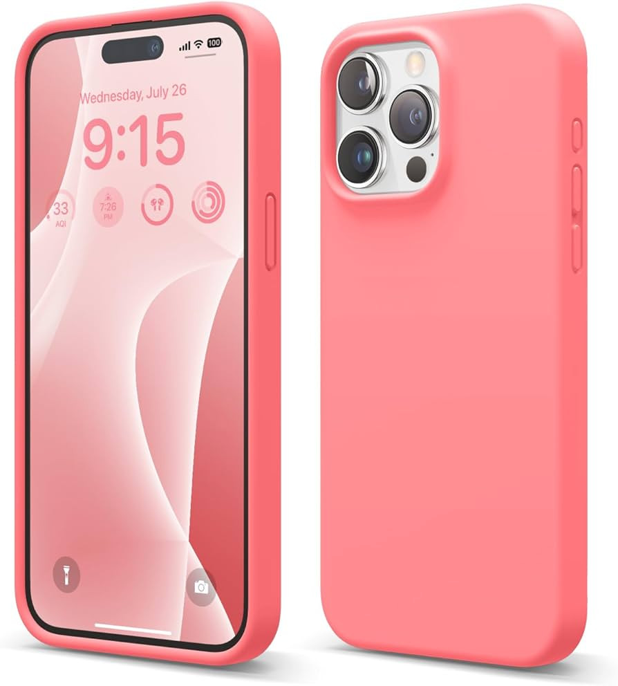 elago Compatible with iPhone 15 Pro Max, Liquid Silicone Full Body Protective Case, Shockproof So... | Amazon (US)