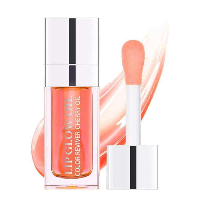 Hydrating Lip Glow Oil, Plumping Lip Gloss, Moisturizing Lip Oil Gloss, Transparent Moisturizing ... | Amazon (US)