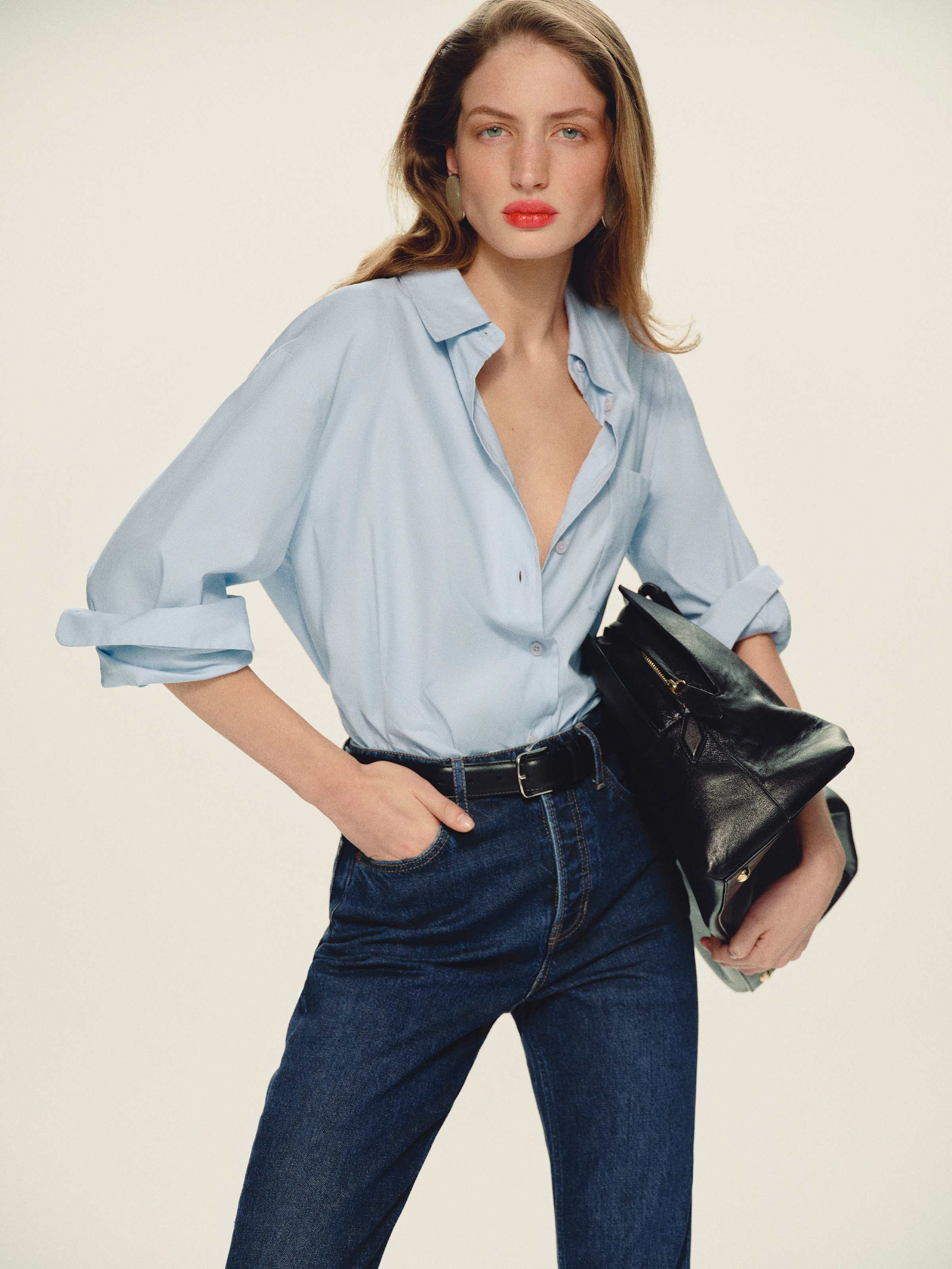 Eli Oversized Shirt | Reformation (Global)