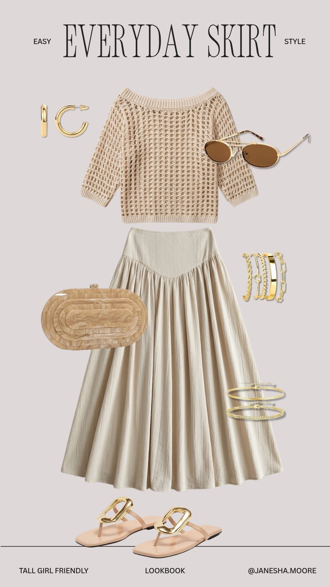 Easy Everyday Skirt | 5'9 200 lbs wearing medium skirts, medium in tops and tanks. perfect for everyday, work, church!

#LTKootd #LTKTall #LTKMidsize