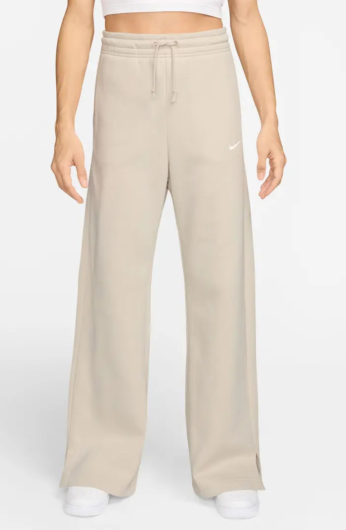 Sportswear Phoenix High Waist Wide Leg Sweatpants | Nordstrom