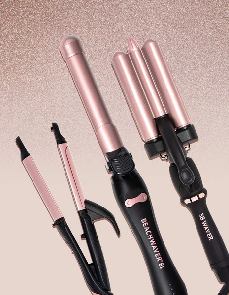 Clamp & Curl + Beachwaver B1 Midnight Rose + 3B Waver | Beachwaver Co