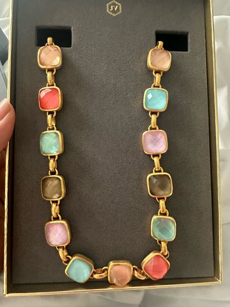 One of the most beautiful pieces from @julievos jewelry. Love this multicolored necklace! Statement jewelry. Wedding Jewelry. Designer jewelry. Luxury pieces. 

#LTKStyleTip #LTKWedding #LTKWorkwear