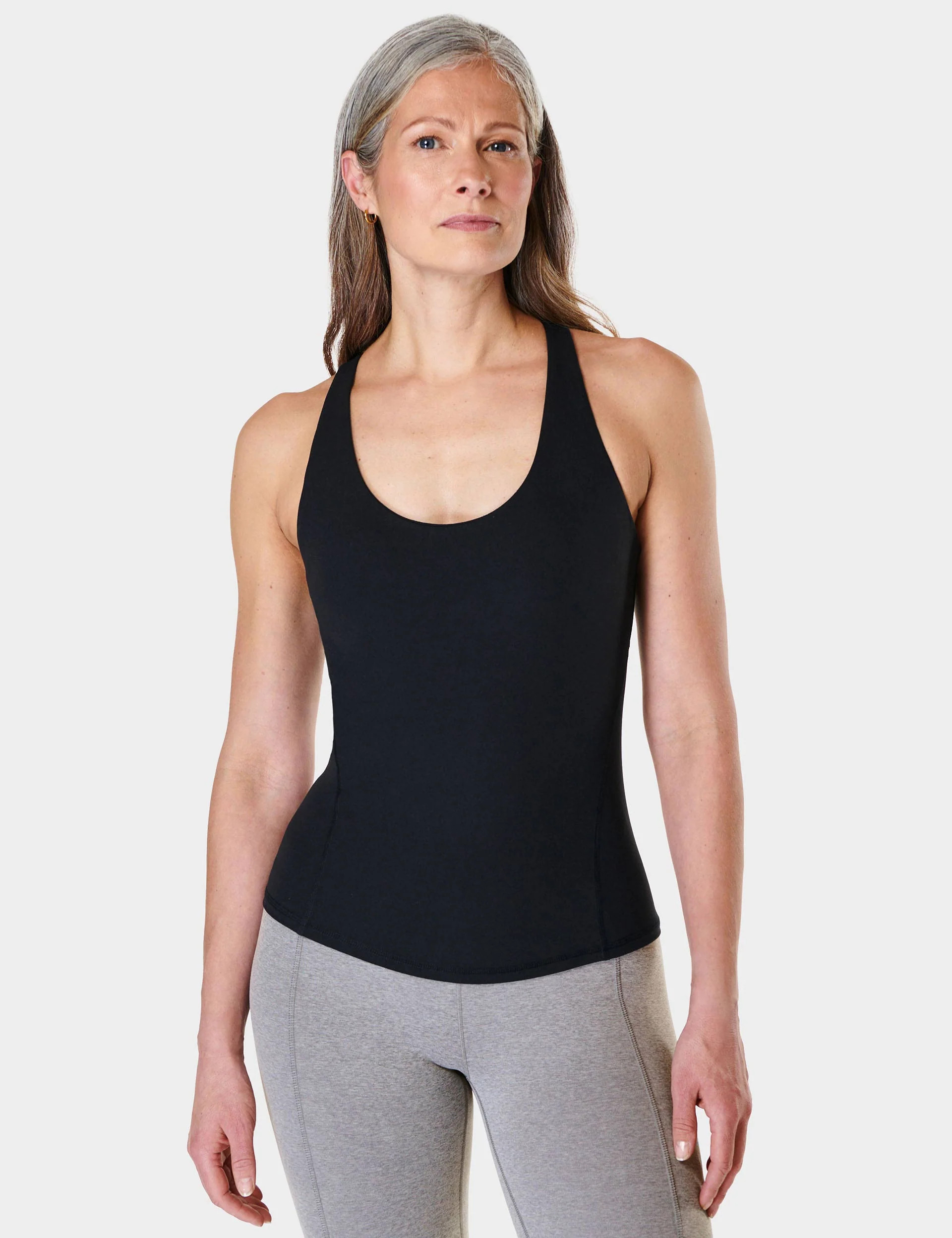 Sweaty Betty | Soft Sculpt Sleek Tank - Black | The Sports Edit | The Sports Edit