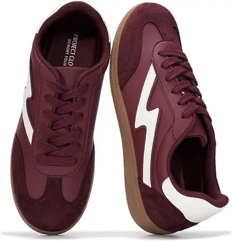 Project Cloud Non-Slip Fashion Sneakers for Women, Lace-Up Shoes (Irita)