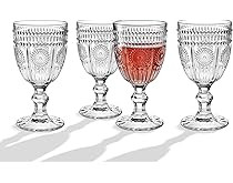 Wine Glasses Goblets, Beverage Water Juice Cups - 12oz, Set of 4 | Amazon (US)