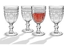 Wine Glasses Goblets, Beverage Water Juice Cups - 12oz, Set of 4 | Amazon (US)