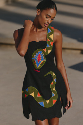 Fashion Brand Company Snake Shift Dress | Anthropologie (US)