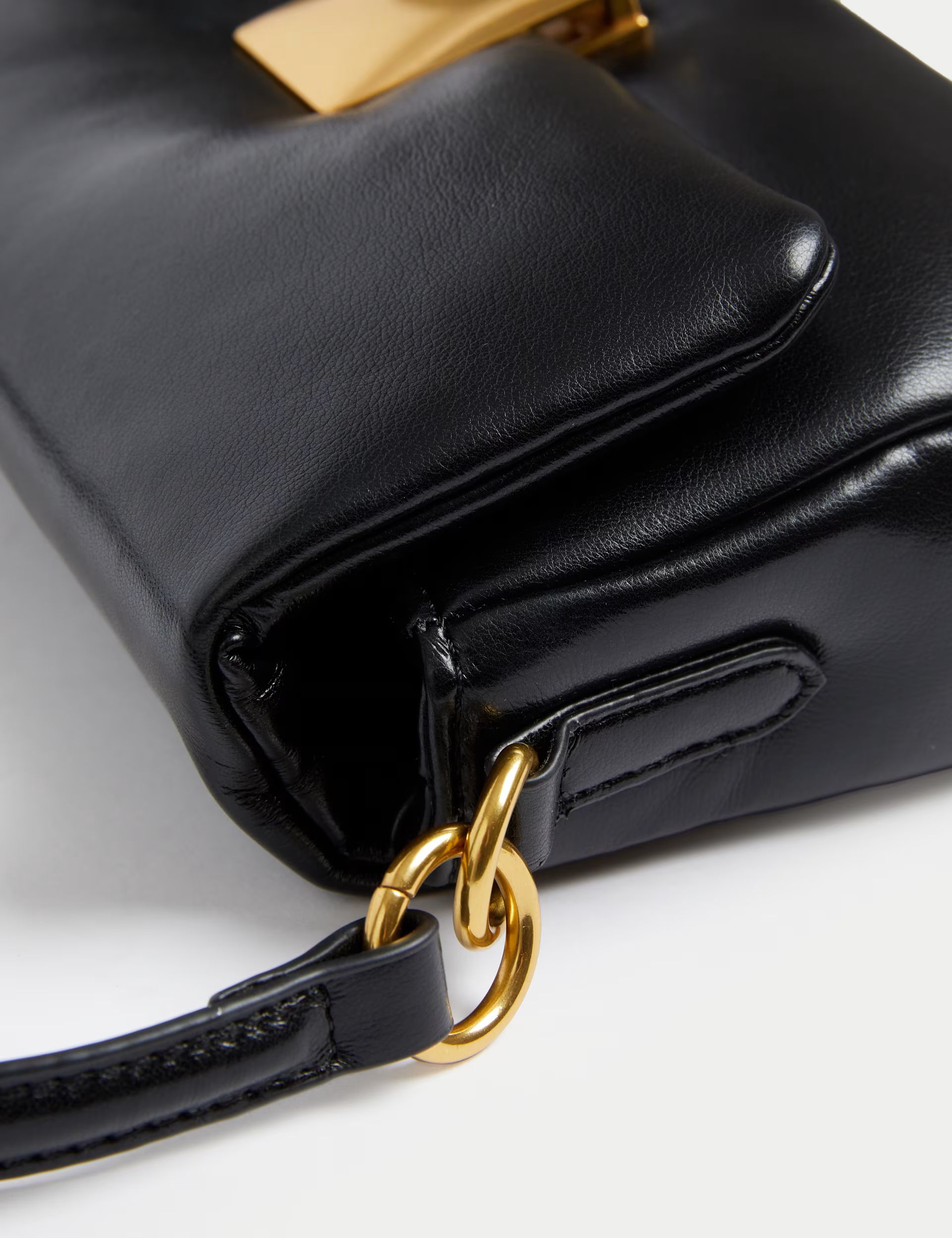 Faux Leather Puffy Baguette Bag | Marks & Spencer (UK)