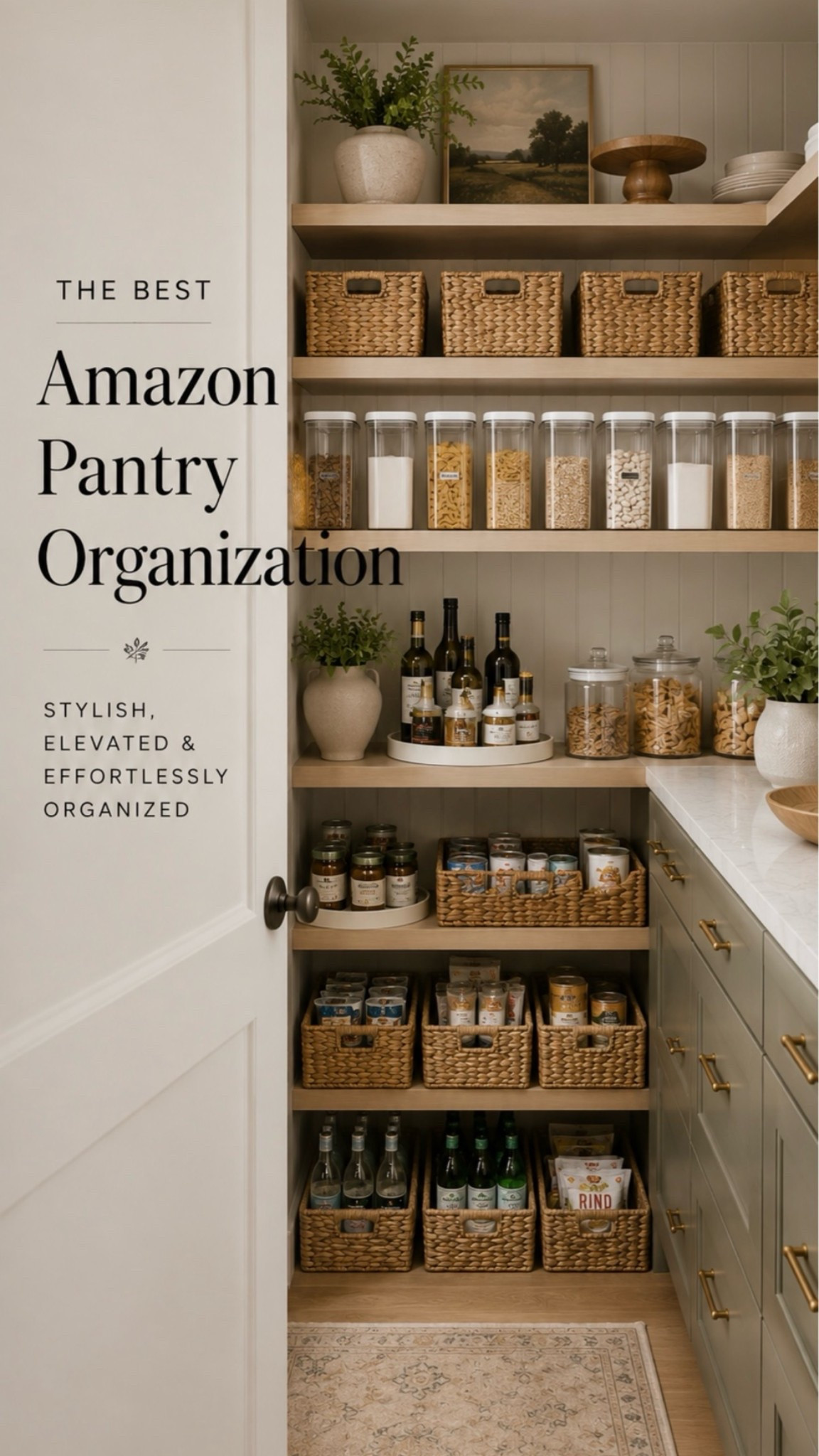 If you’re looking for pretty and practical ways to organize your pantry, I’ve rounded up some of my favorite Amazon finds. From clear storage containers and turntables to woven baskets and drawer organizers, these are the pieces that help create a pantry that’s both functional and beautiful. Everything is linked here to help you create a more organized space.

#LTKHome