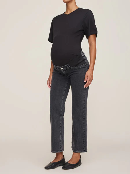 Karmine Refined Wide Maternity High Rise 28" Jeans | Nightshade | DL 1961 Women