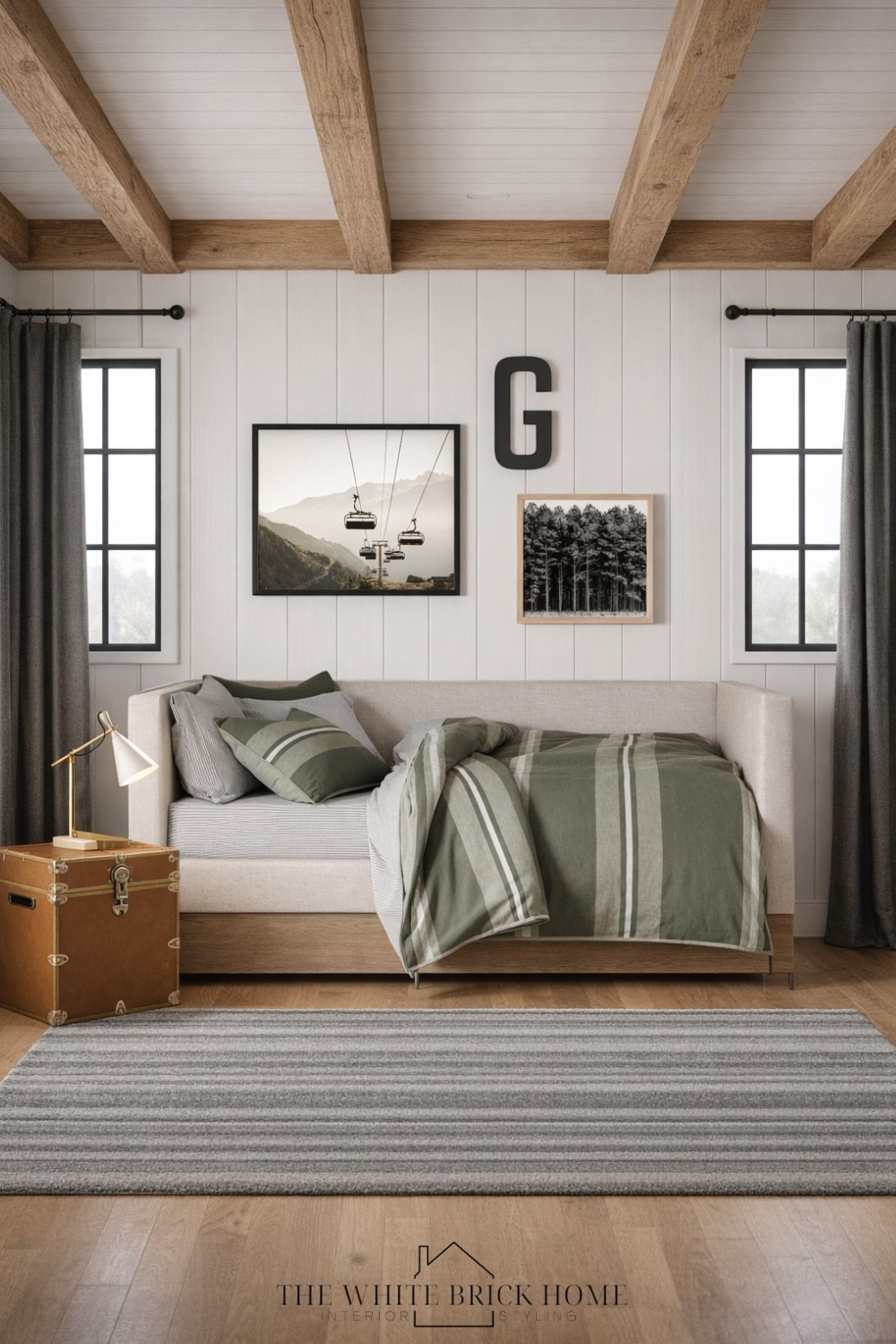A calm, mountain retreat for a teen boy - where cozy textures, clean lines, and natural wood details create a space that feels both laid back and grown up. 
🖤🖤
Boys room, boys bedroom, boys room design, Mountain themed bedroom, teen boy, teen boy bedroom, boys room bed, boys room wall art, boys room decor, boys room rug, boys room side table, boys room curtains, boys room furniture, boys room ideas, green mountain bedroom, mountain bedroom, bed, teen boy bedroom decor, pottery barn teen, pottery barn, minted 


#LTKHome #LTKSaleAlert #LTKKids