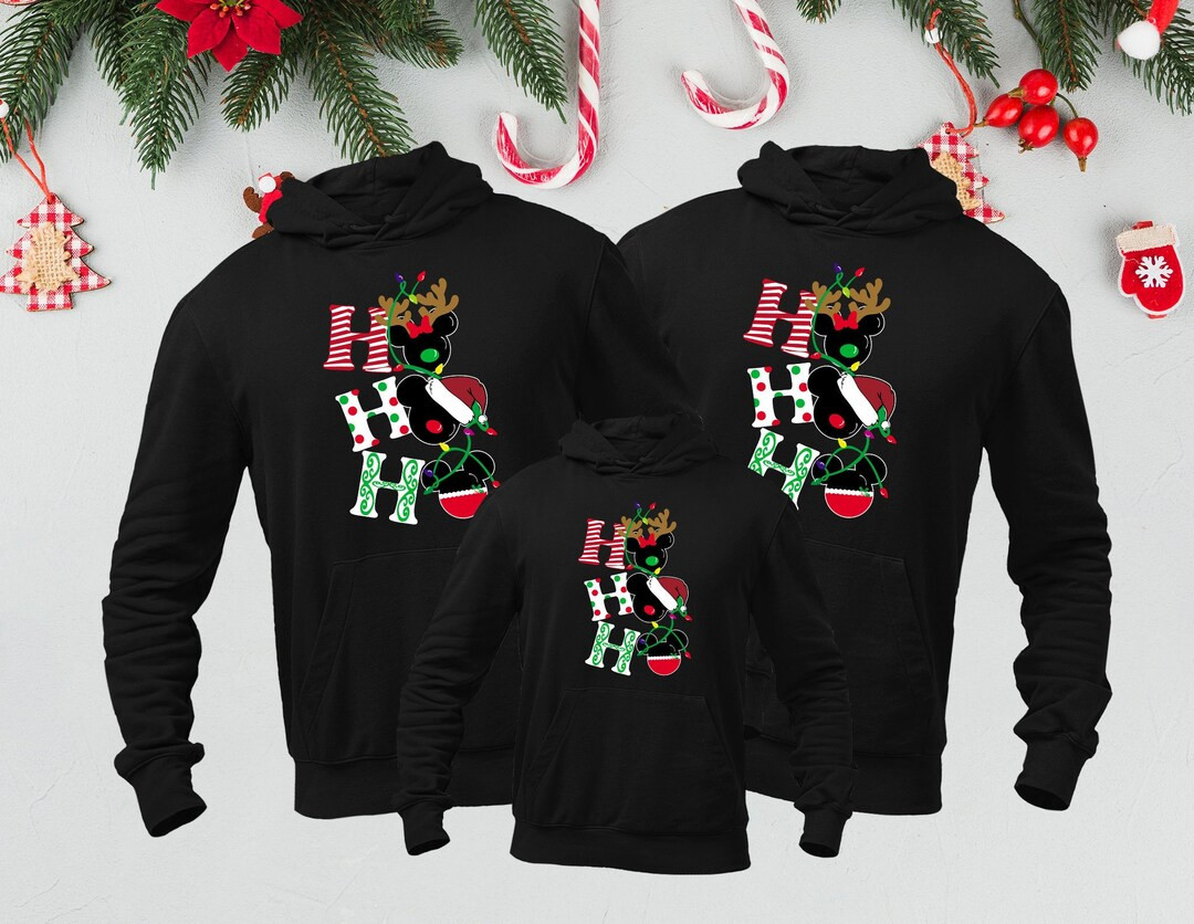 Ho Ho Ho Disney Christmas Sweatshirt Ho Ho Ho Sweater Ho Ho - Etsy | Etsy (US)