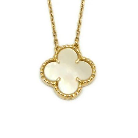 Used Van Cleef & Arpels K18YG Alhambra necklace 5.5g | Walmart (US)