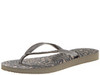 Click for more info about Havaianas - Slim Animals Flip Flops (Dark Khaki) - Footwear