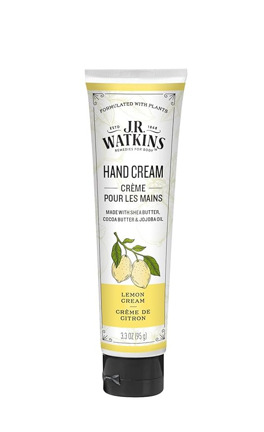 J.R. Watkins Natural Moisturizing Hand Cream, Hydrating Hand Moisturizer with Shea Butter, Cocoa ... | Amazon (US)