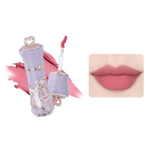 Flower Knows Bunny Garden Cloud Lip Cream,Long Lasting Berry Pink Matte Lipstick,Hydrating Lip Stain,Transfer & Smudge-Proof Velvet Lipstick,Gift-Worthy,0.17 Fl Oz(B06 Dollie) | Amazon (US)