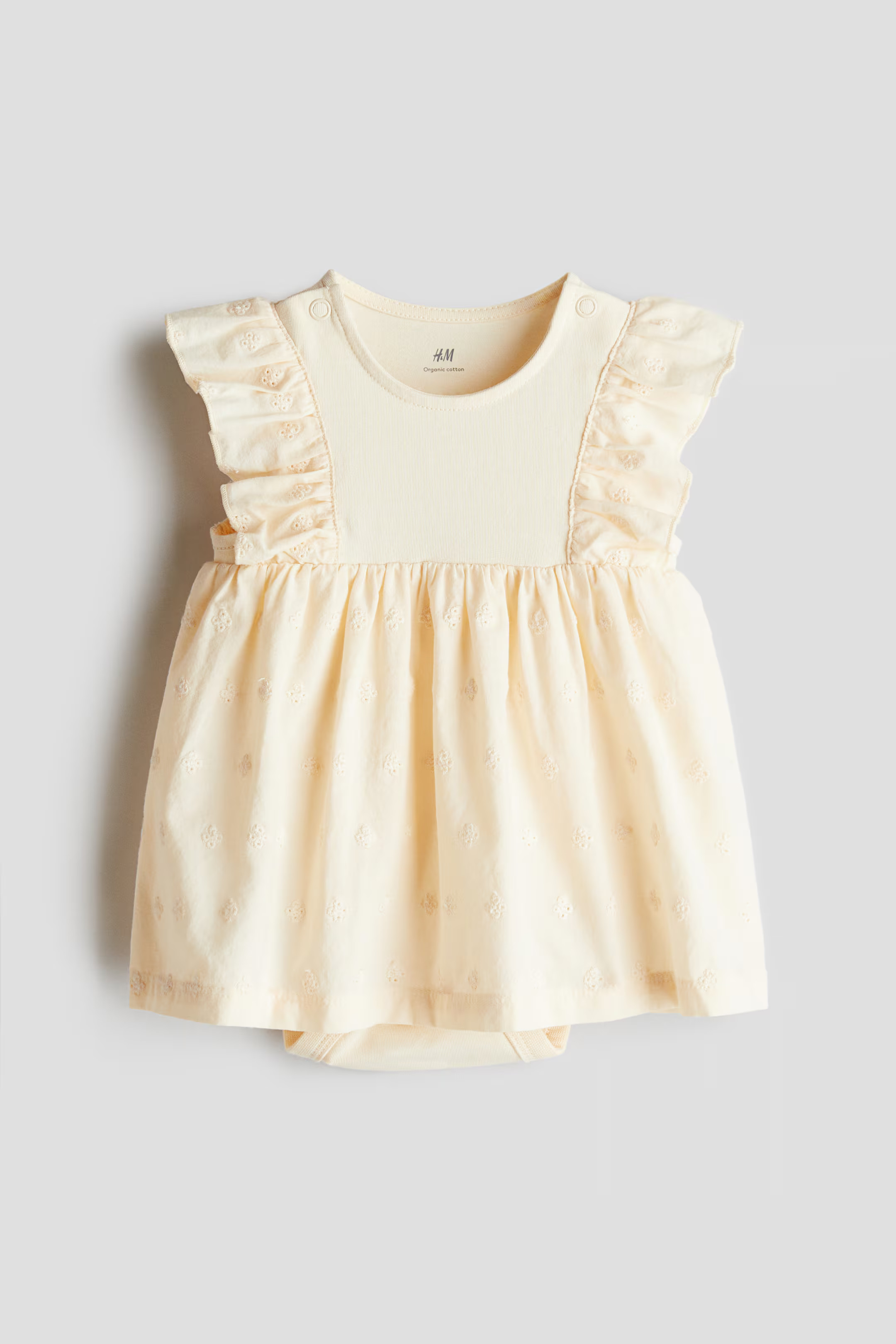 Ruffle-trimmed Bodysuit Dress | H&M (US + CA)