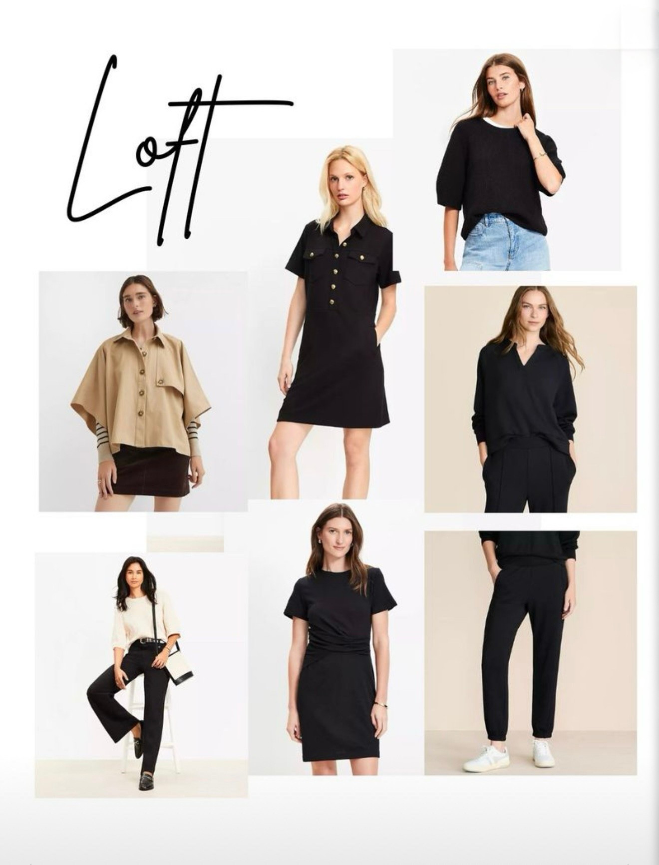You know I love black! The Lou & Grey scuba collection is amazing!  And I can't wait to wear the dress with the gold button... so classy!  I've seen this cape far more expensive with other brands!  And the Palmer pants will become a staple in your closet!  Lou & Grey 50% for Labor Day!

#LTKSaleAlert #LTKOver40 #LTKPetite
