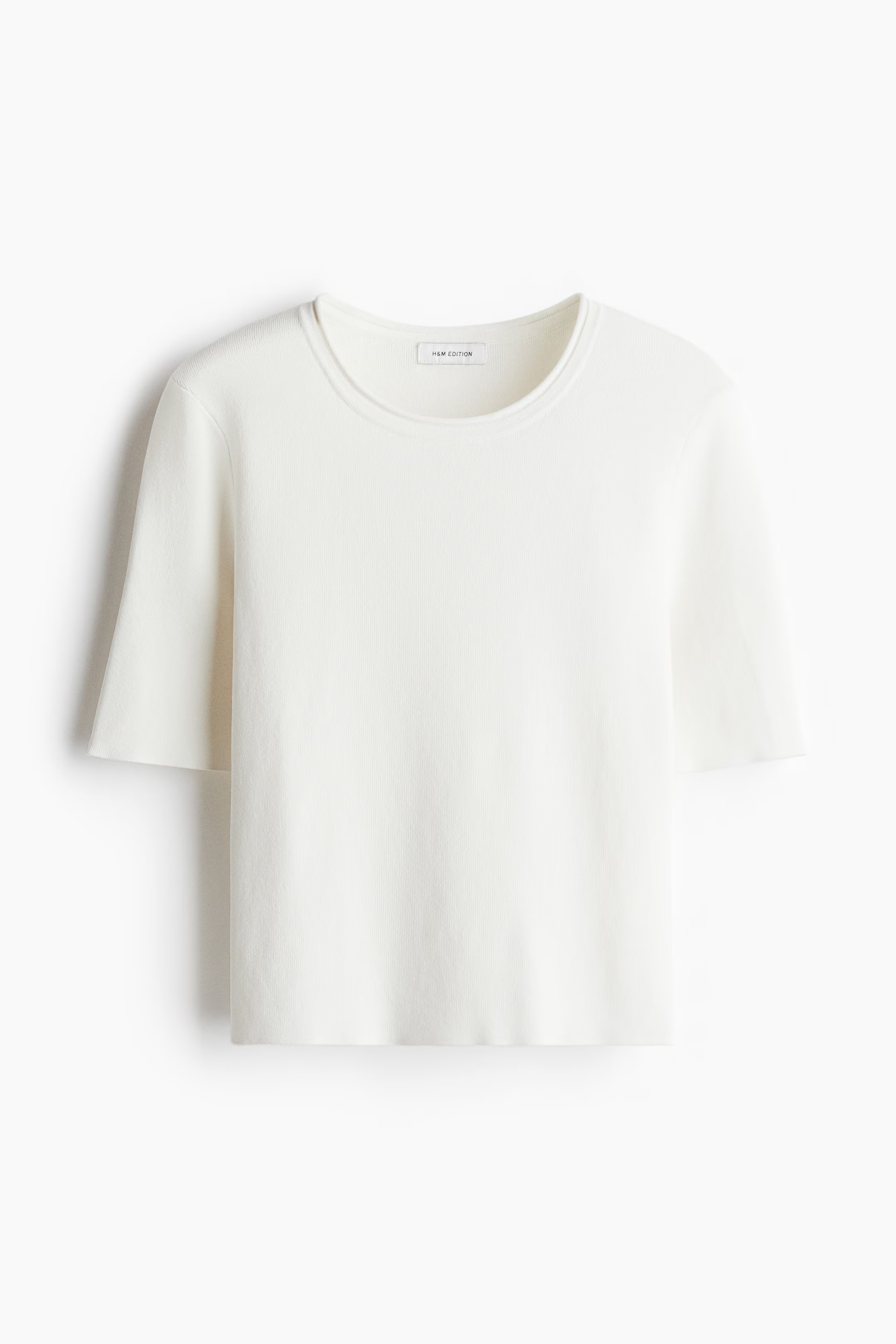 Fine-knit T-shirt | H&M (UK, MY, IN, SG, PH, TW, HK)