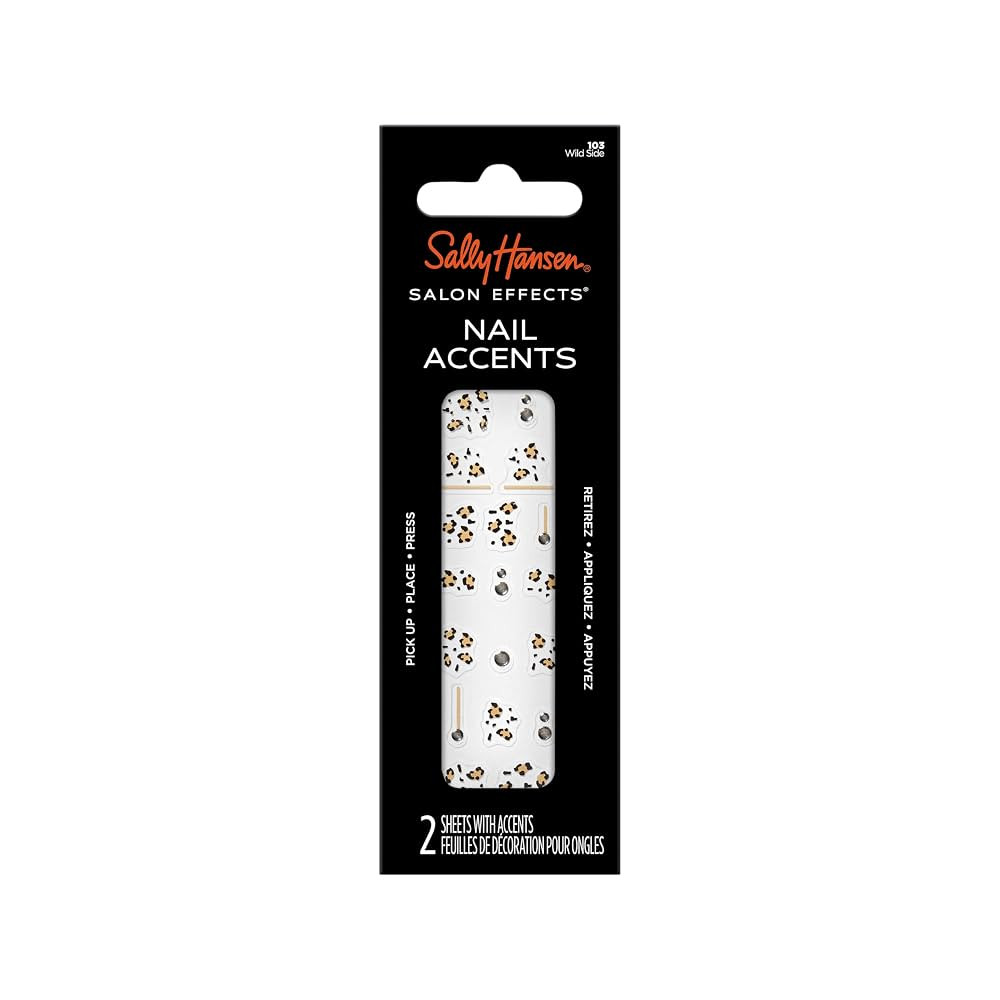 Sally Hansen Salon Effects Nail Accents, Wild Side, Nail Art Decals, Easy to Use, No Commitment, ... | Amazon (US)