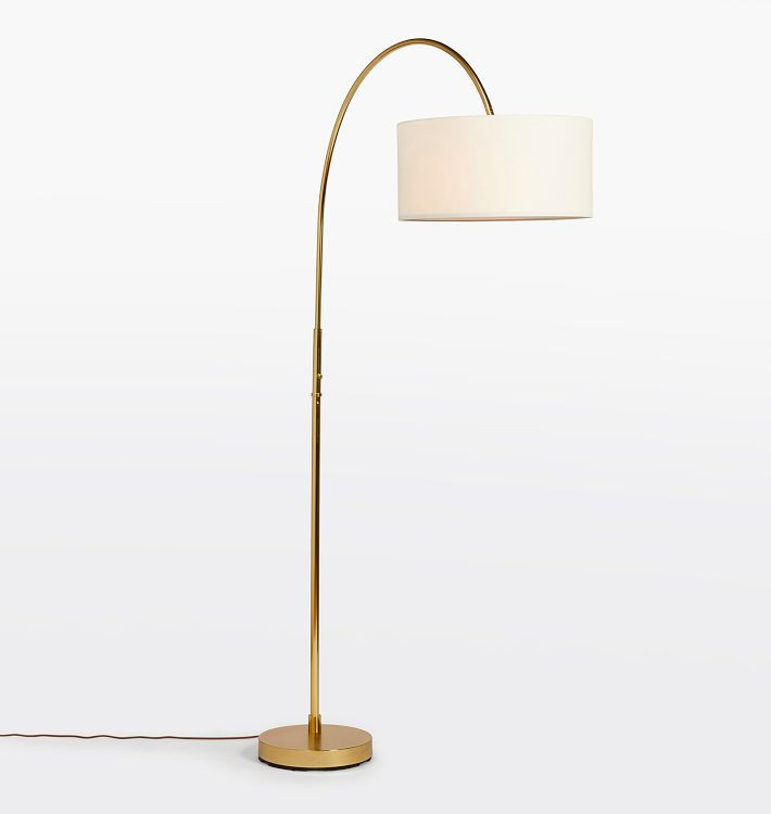 Drum Overarching Floor Lamp with Shade | Rejuvenation