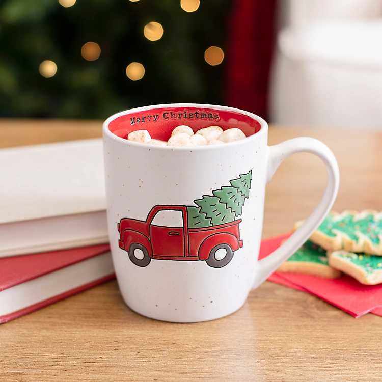 New! Christmas Truck and Tree Mug | Kirkland's Home