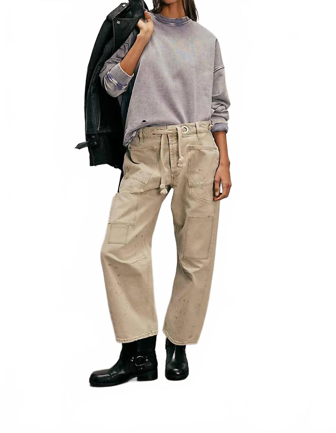 Women's Moxie Low Slung Pull On Pant In Jetty | Shop Simon