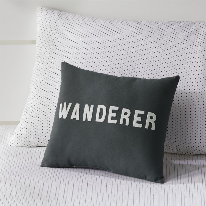 Wanderer Throw Pillow + Reviews | Crate & Kids | Crate & Barrel