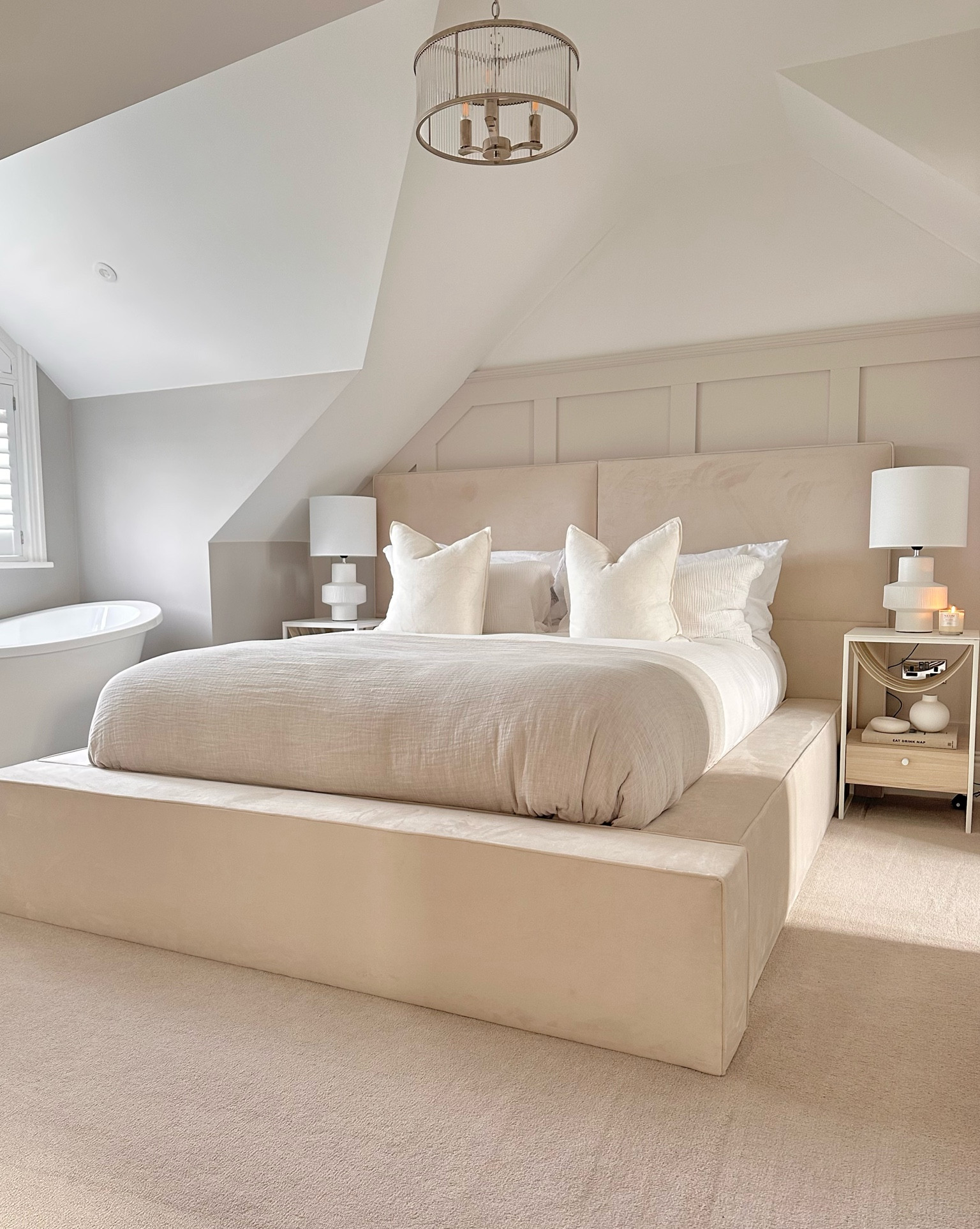 Neutral bedroom inspiration 💫✨
Save 15% on these Iris bedside tables using my code JODIE44 ⚡️

#ukhome #bedroom #neutralhome

#LTKsalealert #LTKSeasonal #LTKhome