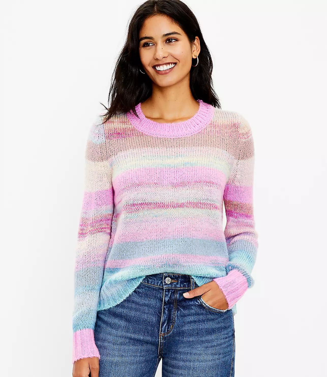 Spacedye Sweater | LOFT