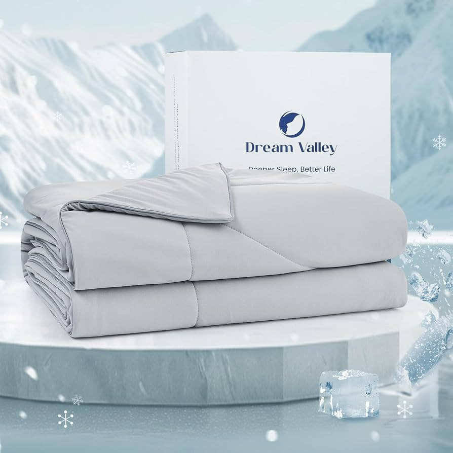 Dream Valley® Outlast® Deepsleep Cooling Comforter, Throw Size, NASA-Grade Space Technology Coo... | Amazon (US)